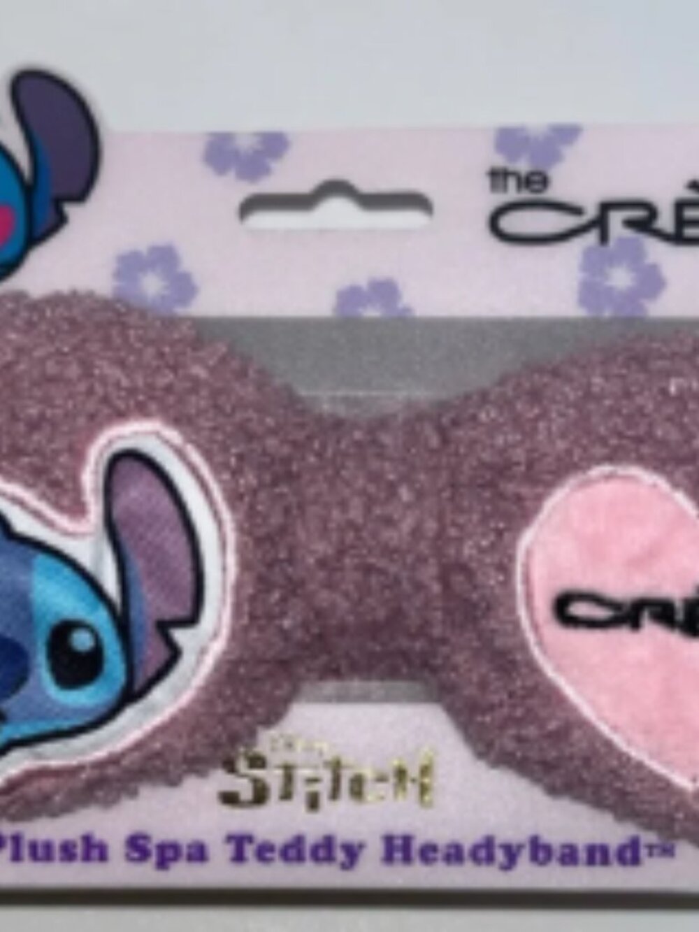 The Creme Shop Stitch Plush Teddy Spa Headband - Purple